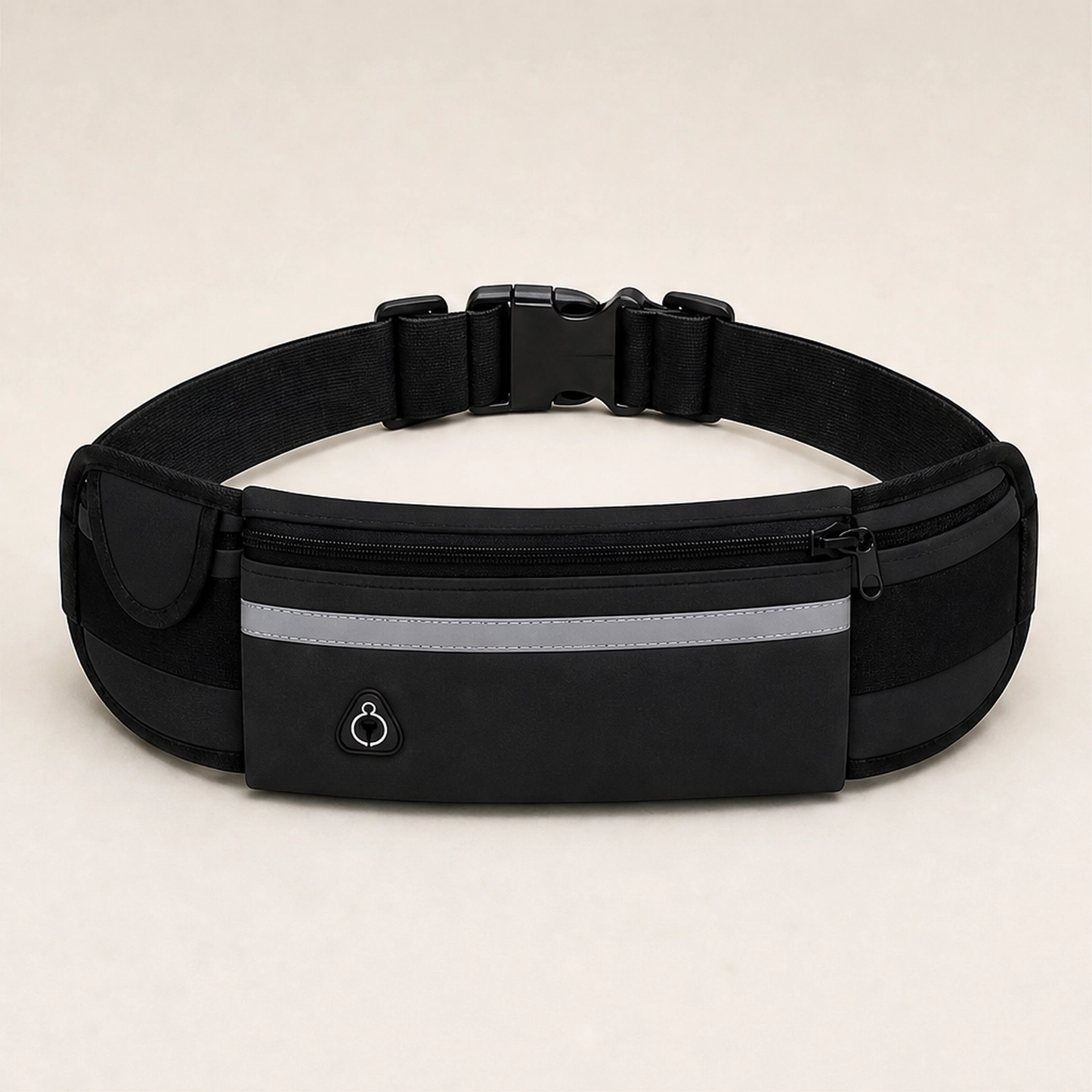 Paceholm โ Bounce-Free Running Belt with Bottle Holder & Reflective Strip + 50% OFF