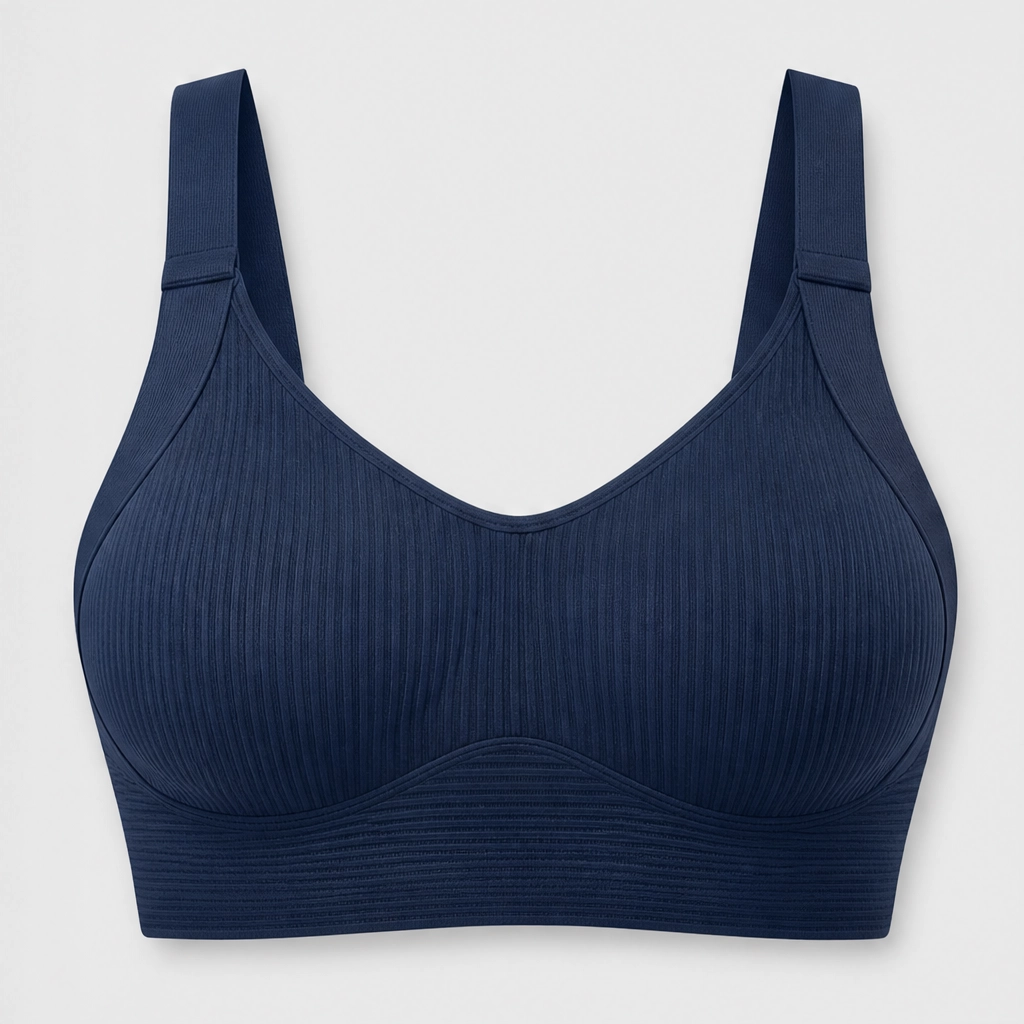 Velora โ Wire-Free Full-Cup Bra with W-Shaped Back Support & Adjustable Straps + 1+1 FREE
