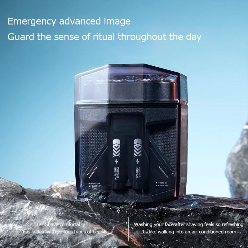 The Dual-Motor Portable Shaver - Full-Size Power, Pocket-Size Design + 50% OFF