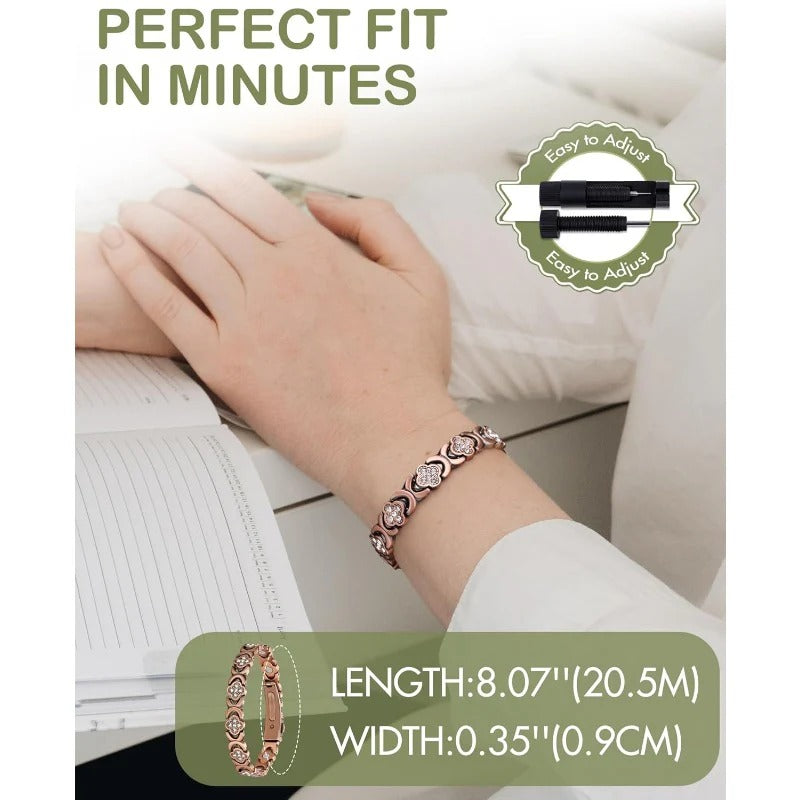 AuraHeal Magnetic Bracelet - Natural Relief, Timeless Elegance + 50% OFF