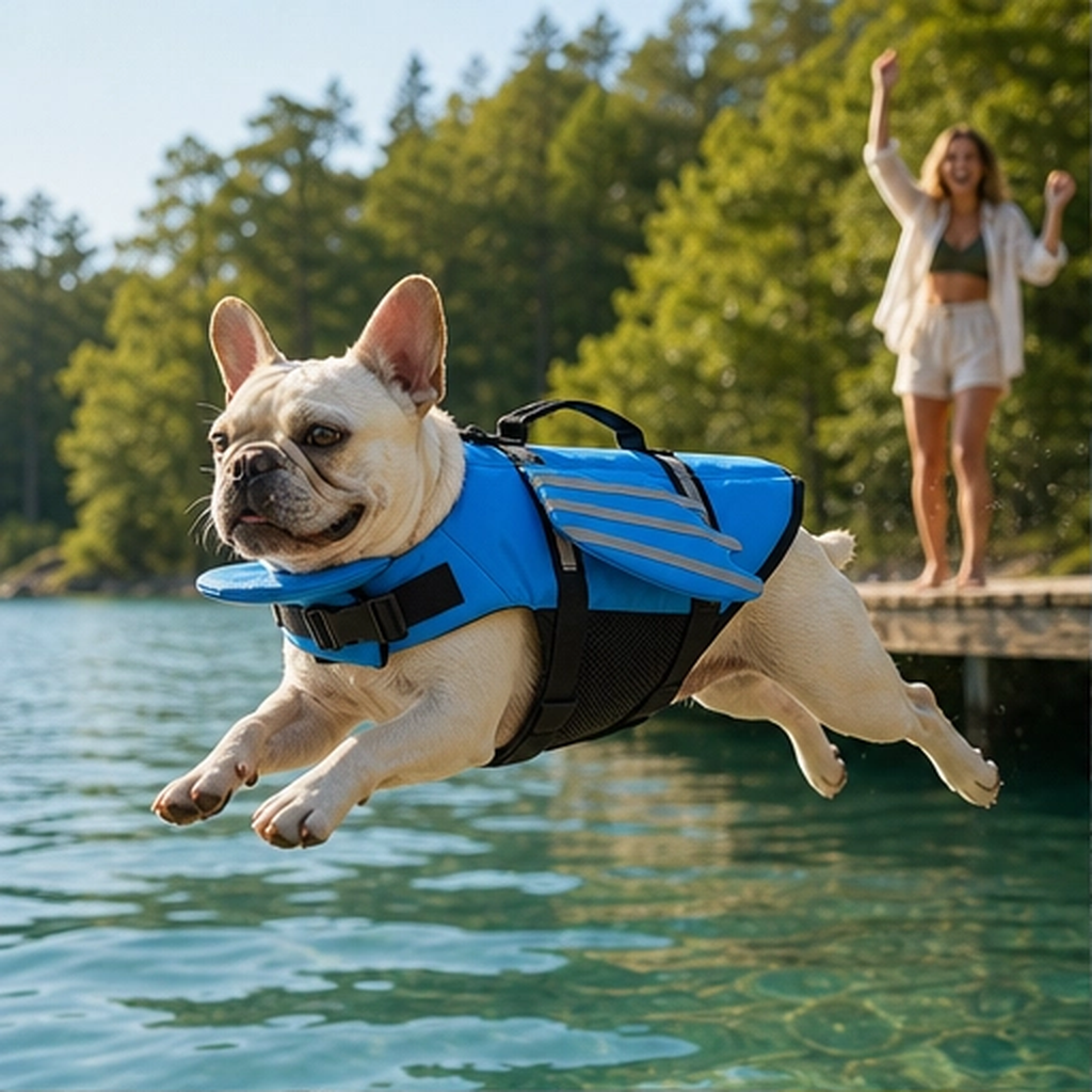 Tidewell โ Reflective Angel Wing Dog Life Jacket with Rescue Handle + 50% OFF