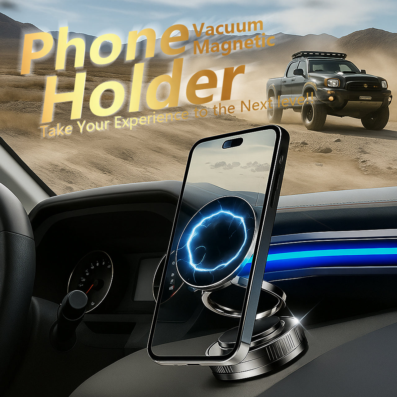 The Off-Road Magnetic Mount - A Grip That Never Fails + 50% OFF