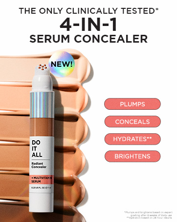LuminEssence Veil + Radiant Perfection, Weightless Protection - 50% OFF + Free Brush
