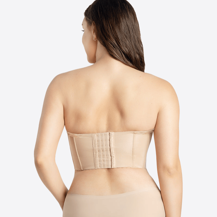 AuraSculpt Deep-V Strapless Bra - Your Seamless Confidence - 60% OFF