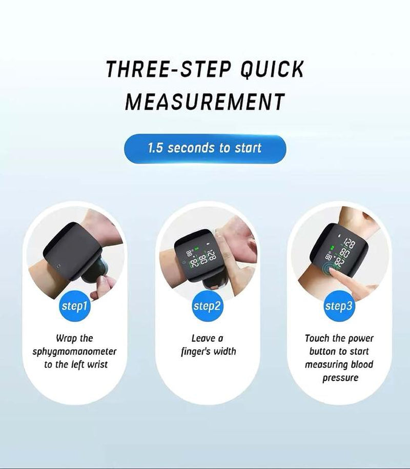 The HealthTrack Wrist Monitor - Easy Health Monitoring, Anywhere + 50% OFF
