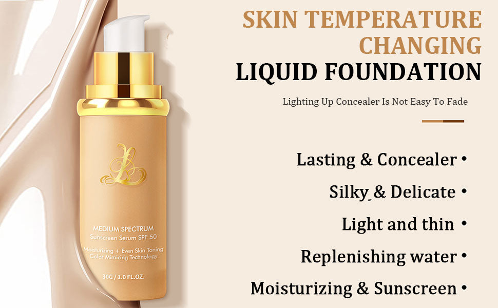 ChromaShift Foundation - Your Perfect Shade, Guaranteed - 50% OFF