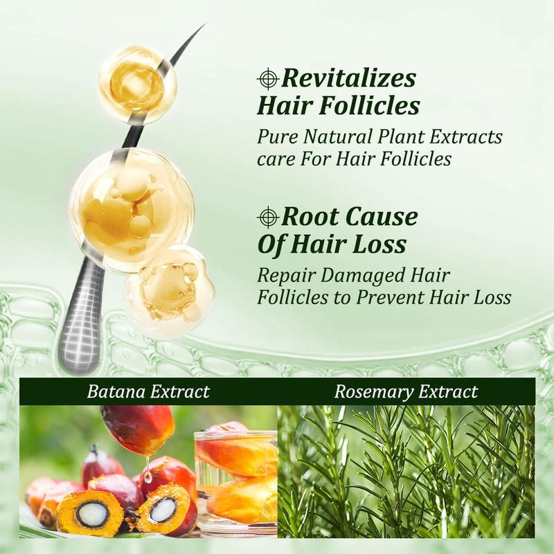 Newyuo Batana Oil & Rosemary Shampoo - The Secret to Fuller, Healthier Hair + 1+1 FREE