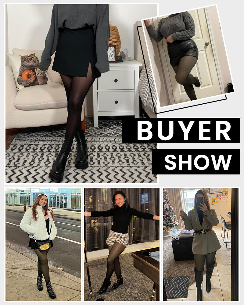The SheerWarm Fleece Tights - Wear Your Favorite Dresses in Winter + 50% OFF