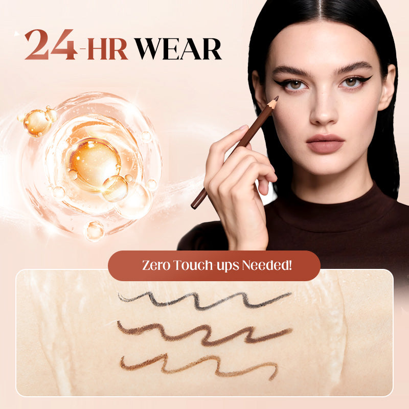 Beachproof Ultra-Pigmented Gel Eyeliner - 24-Hour Waterproof Definition Smudge-Free Formula - 1+1 FREE