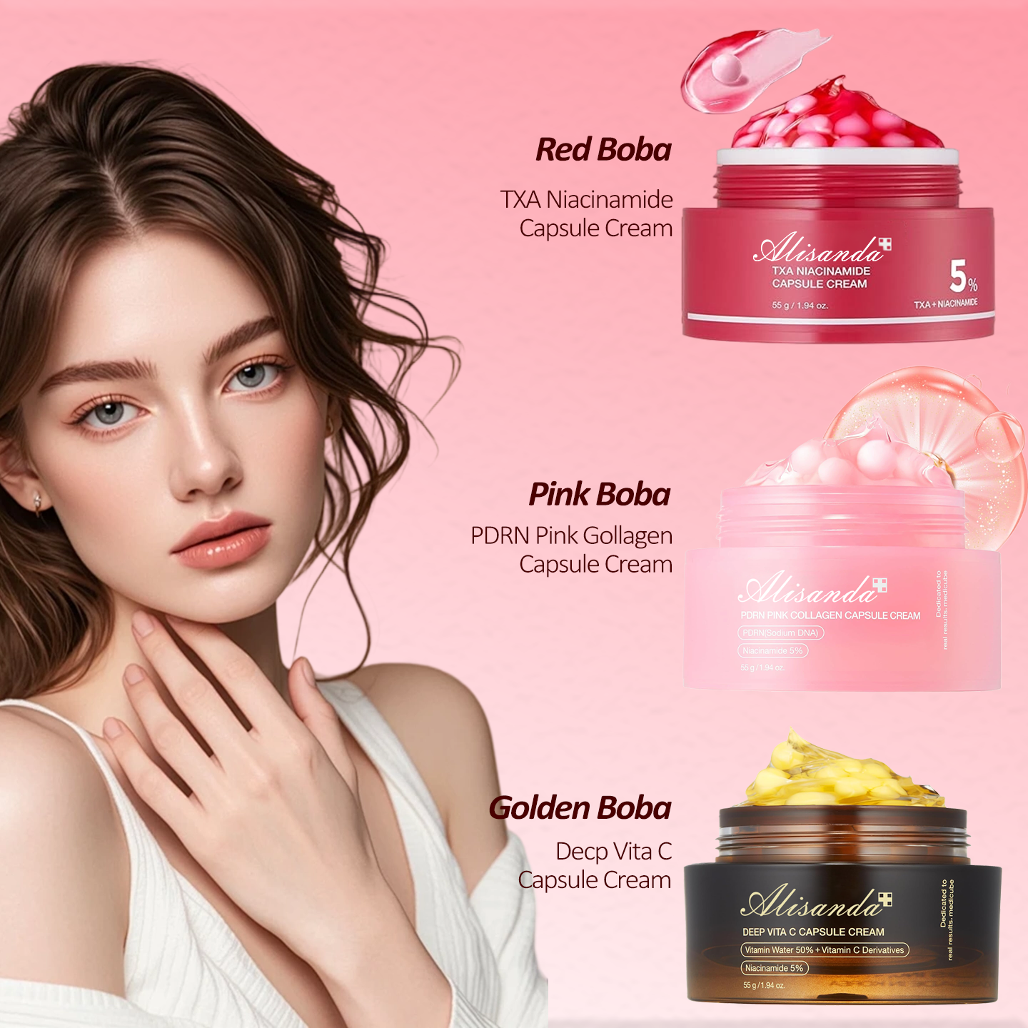 The Boba Glow Cream Set - Your Custom K-Beauty Facial + 50% OFF