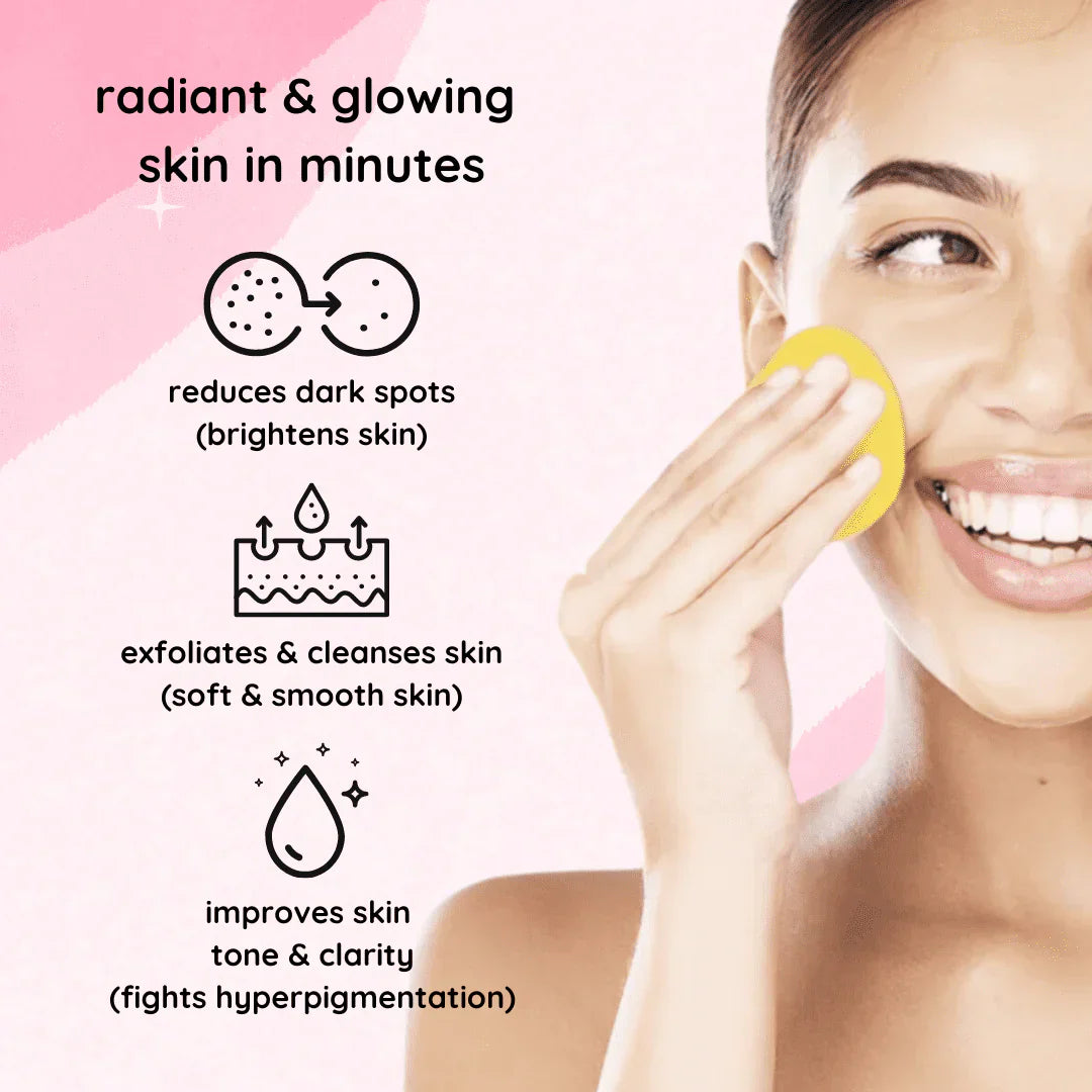The Turmeric & Kojic Acid Glow Pads - Fade Dark Spots, Effortlessly + 50% OFF