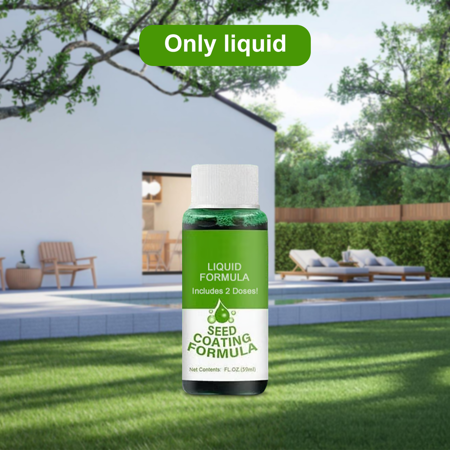 LiquaLawn - Spray On a Perfect Lawn in Minutes - 50% OFF