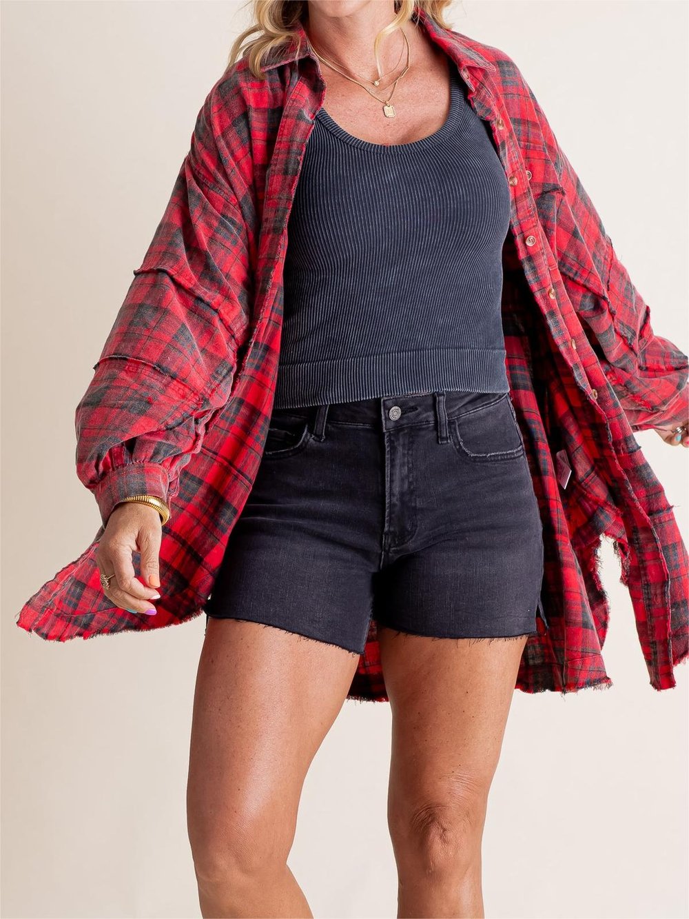 LuxeLayer Shirt Jacket - Effortless Style Instantly + 50% OFF