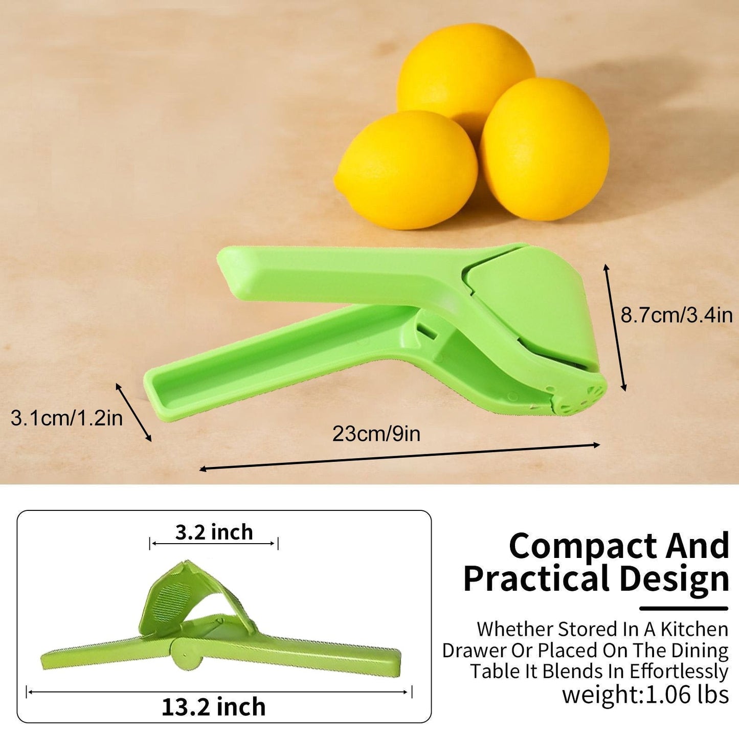 Zestfordโข โ Heavy-Duty Stainless Steel Citrus Squeezer + 50% OFF
