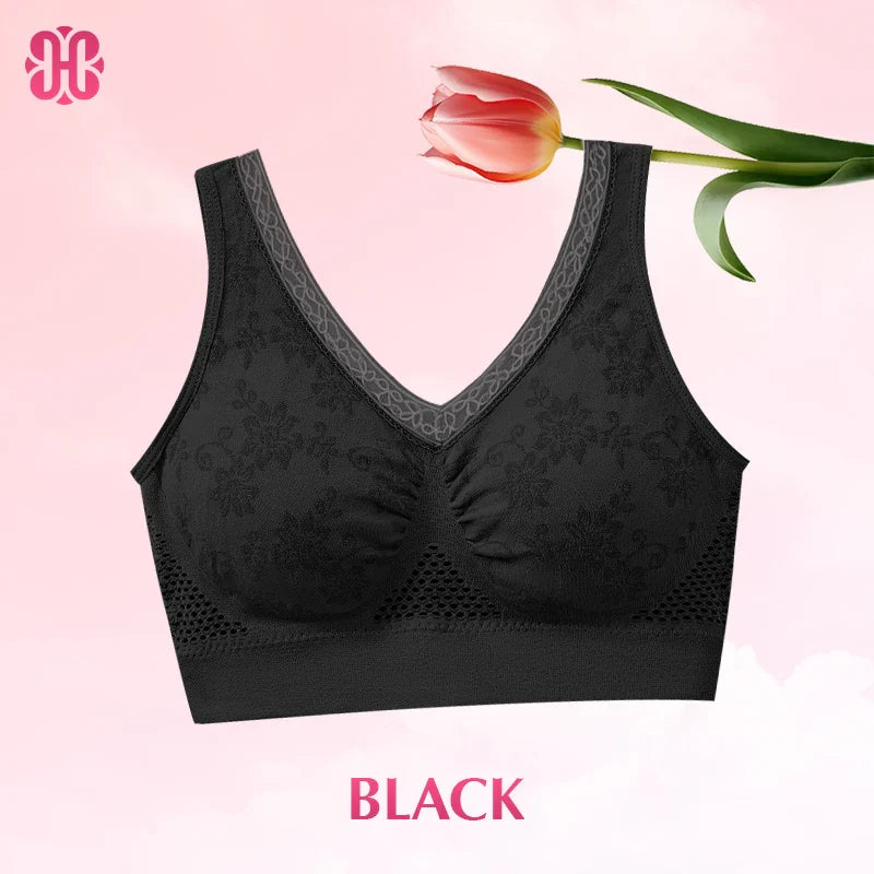 AuraForm Cotton Lift Bra – Natural Comfort, Effortless Support - 1+1 FREE