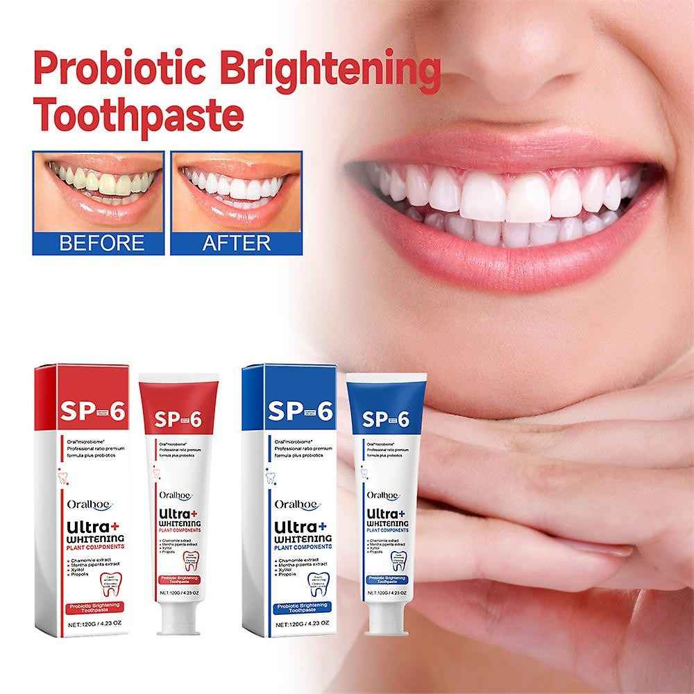 The Probiotic Whitening Toothpaste - A Healthier Mouth, A Whiter Smile + 50% OFF