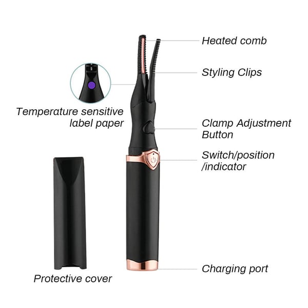 Electric Eyelash Curler – Effortless Lash Perfection in Seconds - 70% OFF