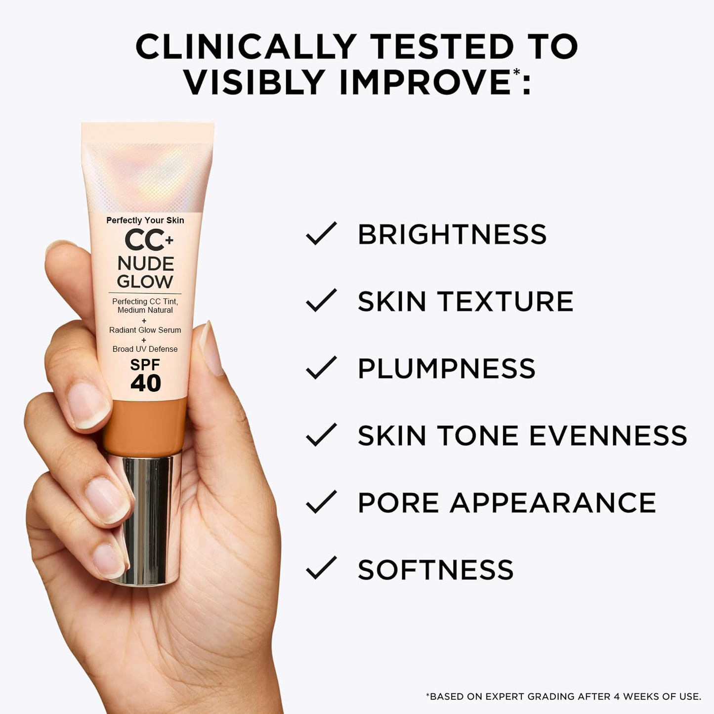 LuminEssence Veil + Radiant Perfection, Weightless Protection - 50% OFF + Free Brush