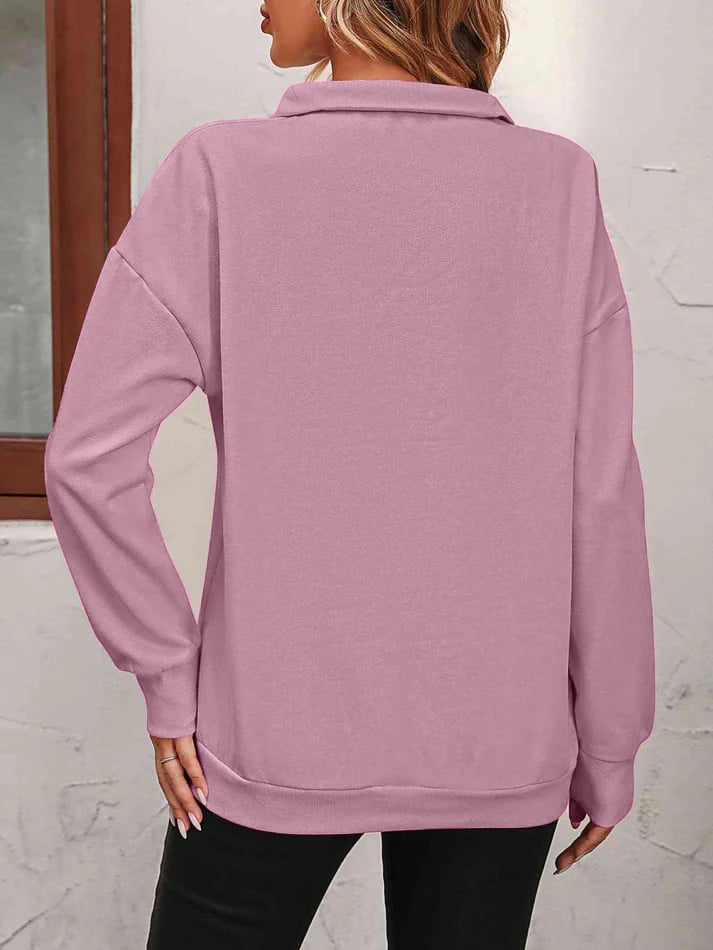 The Effortless Quarter-Zip Pullover - Your Perfect Spring & Fall Layer + 50% OFF