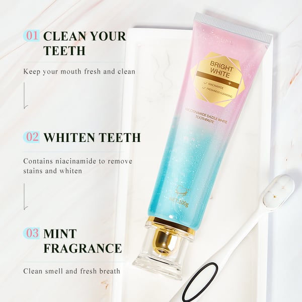 Niacinamide Whitening Toothpaste – Unleash Your Radiant White Smile - 50% OFF