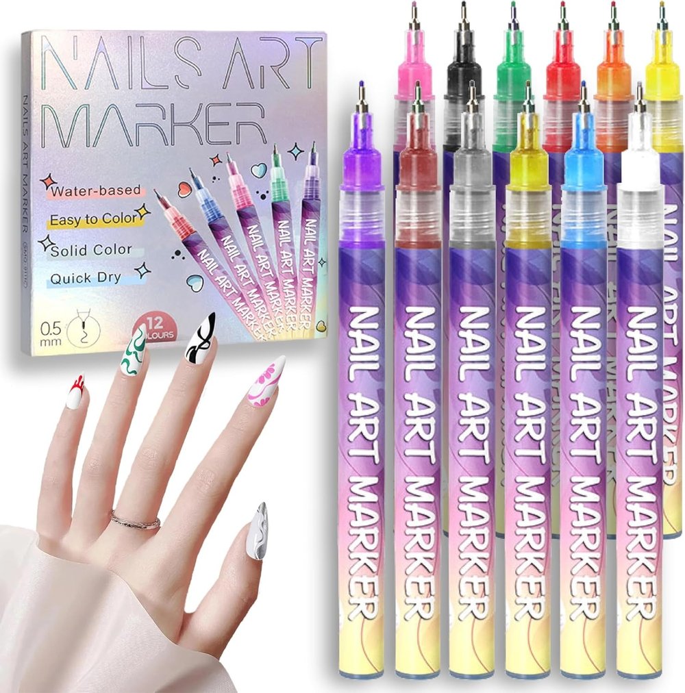 The NailScribe Pens - Salon-Perfect Nail Art, At Home - 50% OFF