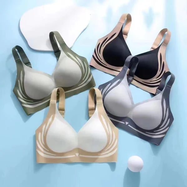 Super Gather Bra – Wireless Push-up Bra for Lift, Shape & All-Day Comfort - 1+2 FREE