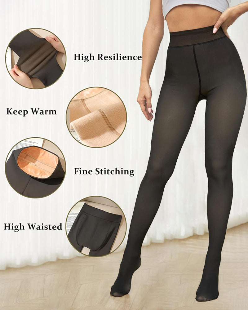 The SheerWarm Fleece Tights - Wear Your Favorite Dresses in Winter + 50% OFF