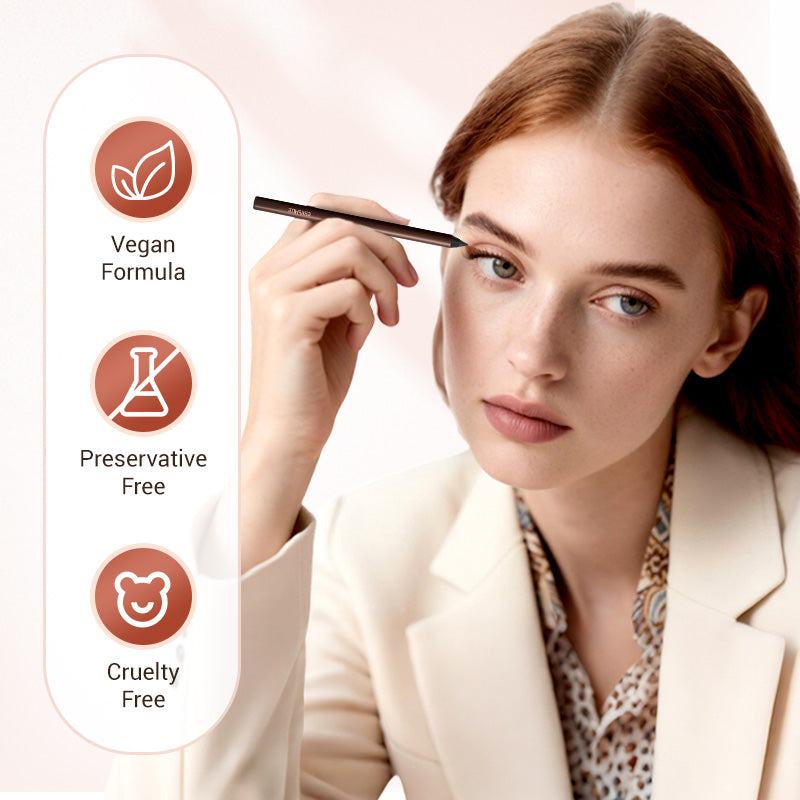 Beachproof Ultra-Pigmented Gel Eyeliner - 24-Hour Waterproof Definition Smudge-Free Formula - 1+1 FREE