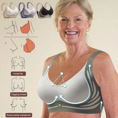 Super Gather Bra – Wireless Push-up Bra for Lift, Shape & All-Day Comfort - 1+2 FREE