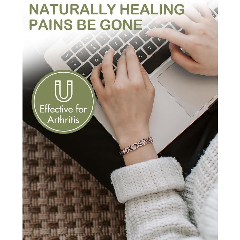 AuraHeal Magnetic Bracelet - Natural Relief, Timeless Elegance + 50% OFF