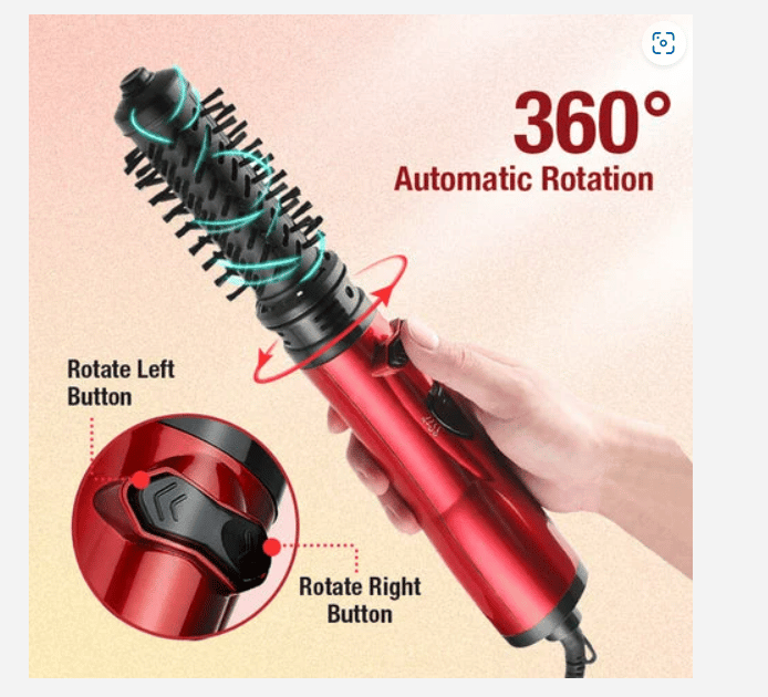 2-in-1 Hot Air Styler and Rotating Hair Dryer – Style, Volumize & Dry with Salon Precision at Home - 50% OFF