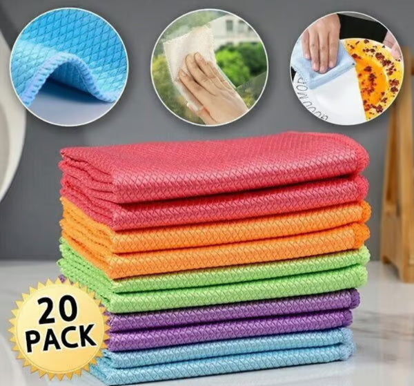 1 + 4 Free - Sparkle & Shine Miracle Cleaning Cloths