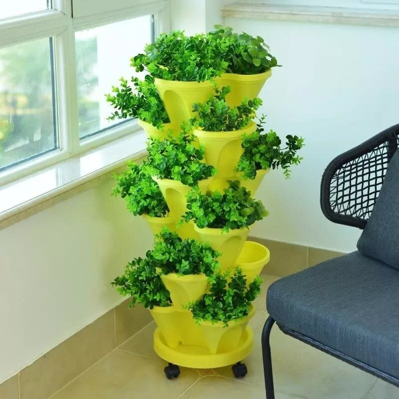 VertiGrow Stacking Planters – Grow More in Less Space - 50% OFF