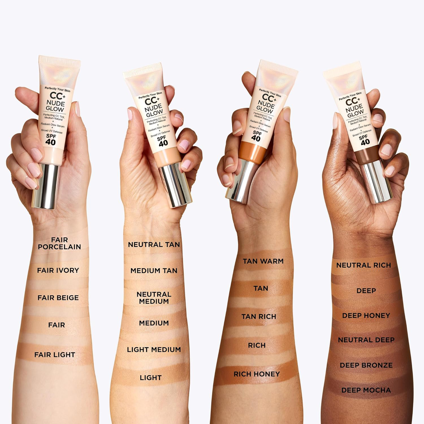 LuminEssence Veil + Radiant Perfection, Weightless Protection - 50% OFF + Free Brush