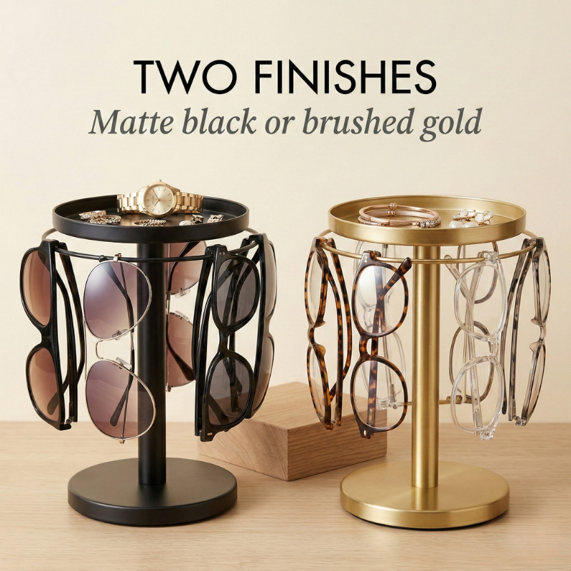 Pivรดtโข โ 360ยฐ Rotating Glasses & Accessories Organizer Stand + 50% OFF