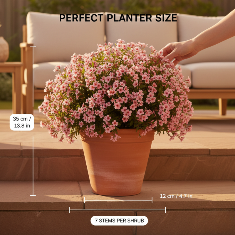 Perenniaโข โ UV-Resistant Lifelike Outdoor Artificial Flower Shrubs + 50% OFF