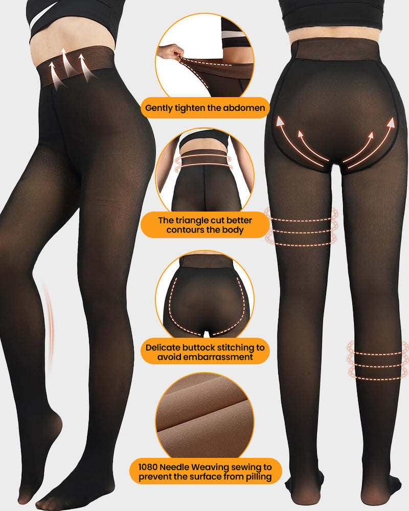The SheerWarm Fleece Tights - Wear Your Favorite Dresses in Winter + 50% OFF