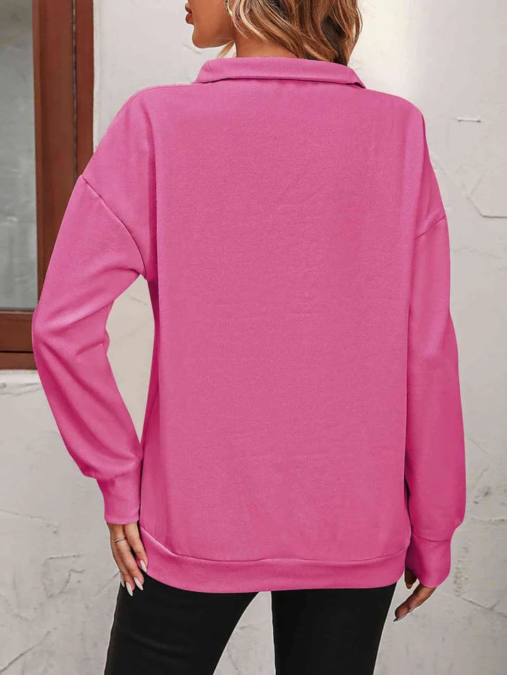 The Effortless Quarter-Zip Pullover - Your Perfect Spring & Fall Layer + 50% OFF