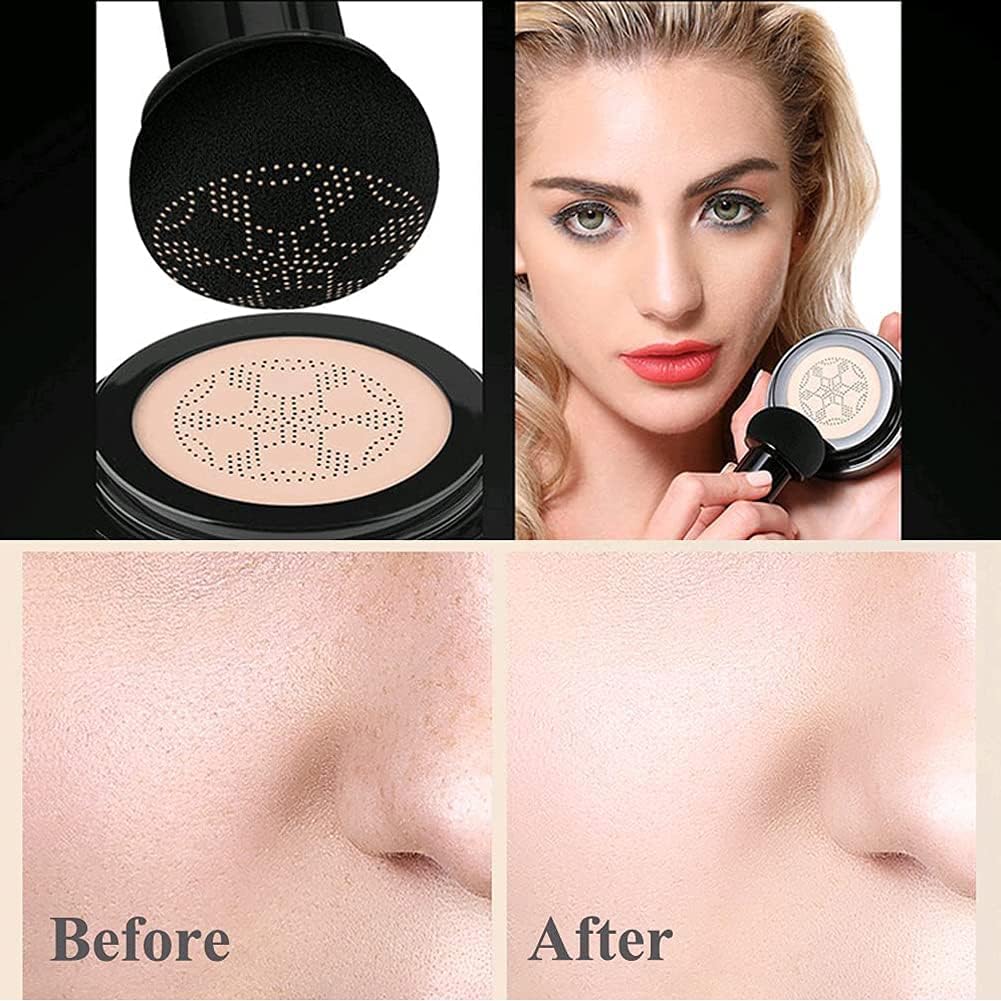 RadianceVeil Air Cushion Foundation – Your Flawless Skin Perfector - 50% OFF