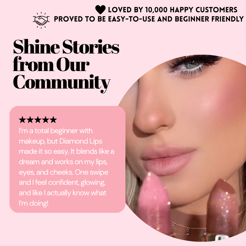 Diamond Lips: Dazzling Glitter, Lasting Confidence - 1 + 1 FREE