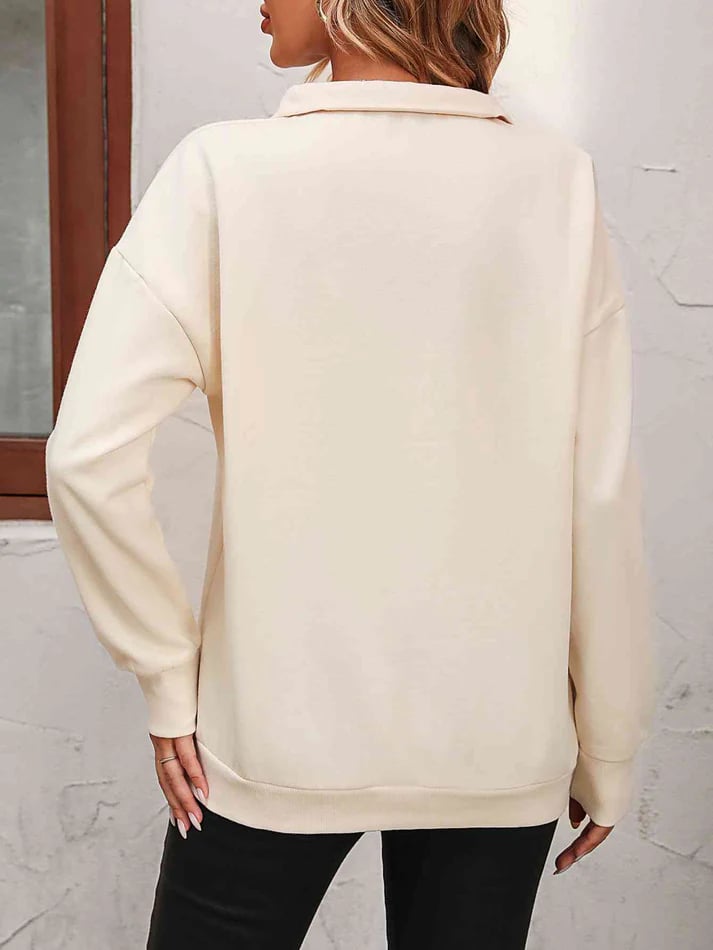 The Effortless Quarter-Zip Pullover - Your Perfect Spring & Fall Layer + 50% OFF