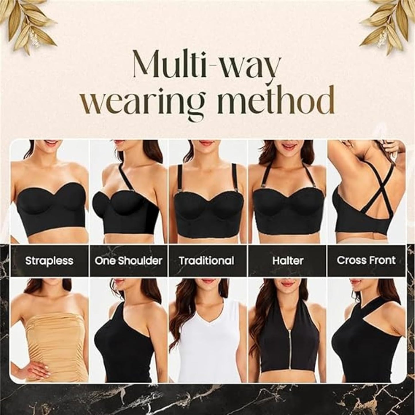 1 + 1 FREE - Lift & Liberty Bra – Experience confident support and freedom of movement