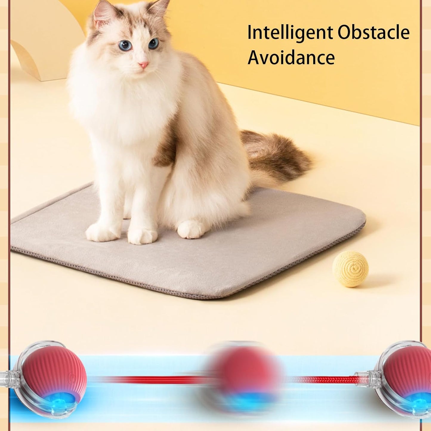 Smart Interactive Pet Toy Ball – Unleash Joyful Play Anytime - 50% OFF