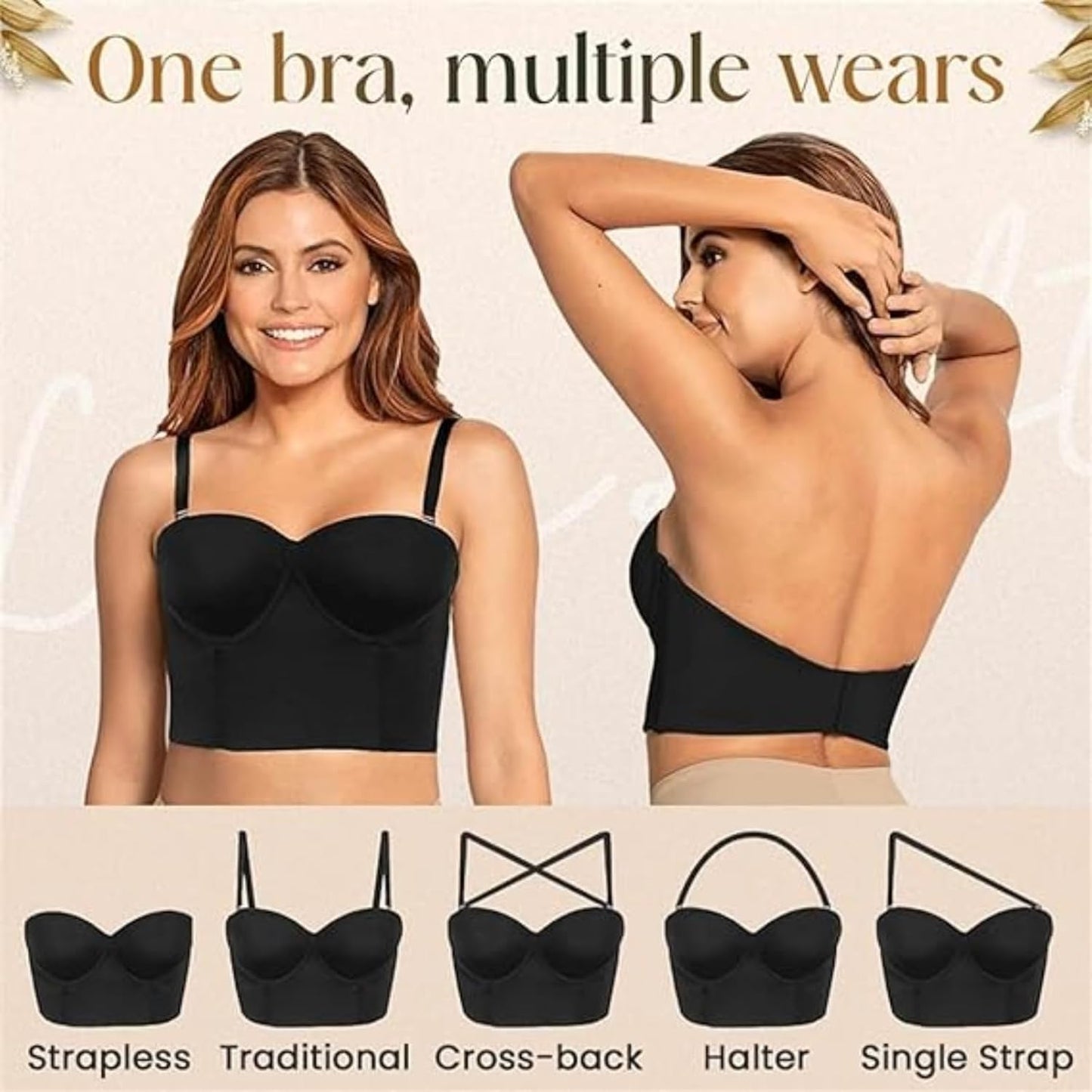 1 + 1 FREE - Lift & Liberty Bra – Experience confident support and freedom of movement