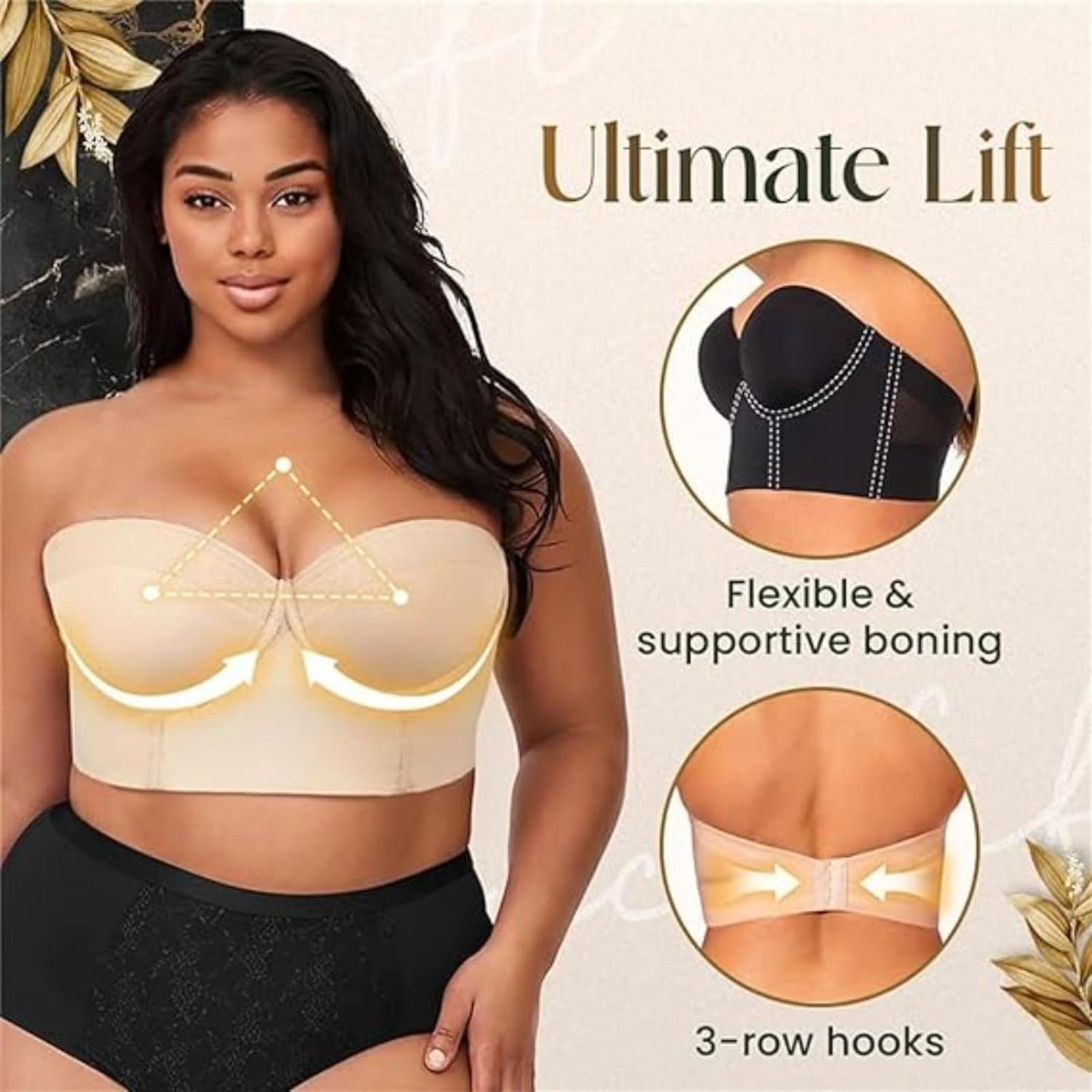 1 + 1 FREE - Lift & Liberty Bra – Experience confident support and freedom of movement
