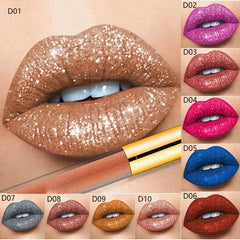 Diamond Drip Lipstick - A Dazzling, All-Night Pout - 50% OFF