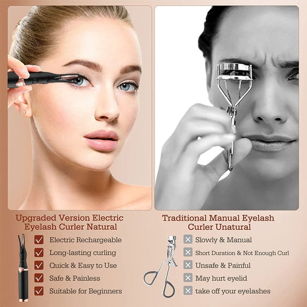Electric Eyelash Curler – Effortless Lash Perfection in Seconds - 70% OFF