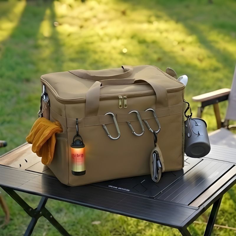 Trailcroftโข โ Waterproof 30L/42L Camping Gear Storage Bag with PVC Base & Carabiner Straps + 50% OFF