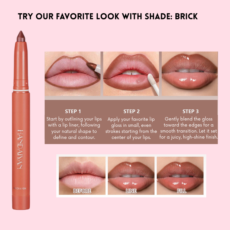 1 + 1 Free - Silk Kiss ™ Rotating Matte LipLiner