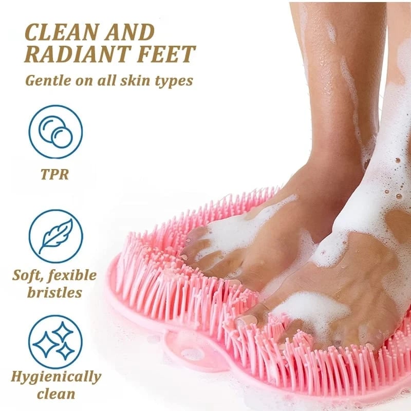 SoleMate Shower Scrubber Pad – Effortless Foot & Back Cleaning for Every Shower - 60% OFF